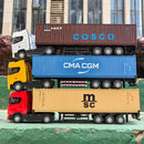 Caminhão com Semirreboque Contêiner