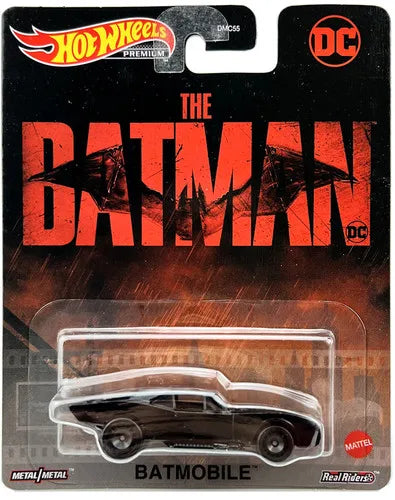 Hot Wheels Premium - Coleção 5 Carros Retrô: Guinevere, 2 Batmobile, Land Shark e The Mystery Machine