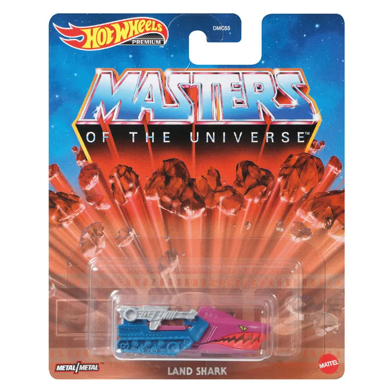 Hot Wheels Premium - Coleção 5 Carros Retrô: Guinevere, 2 Batmobile, Land Shark e The Mystery Machine