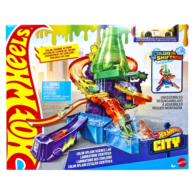 Pista Hot Wheels - Laboratório Científico Color Splash