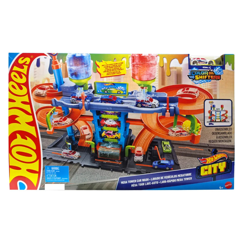 Conjunto de Pista Hot Wheels - Lava Rapido Mega Tower Runway