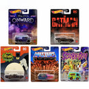 Hot Wheels Premium - Coleção 5 Carros Retrô: Guinevere, 2 Batmobile, Land Shark e The Mystery Machine