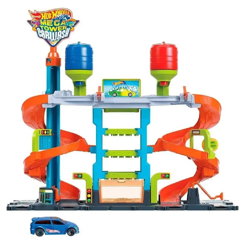 Conjunto de Pista Hot Wheels - Lava Rapido Mega Tower Runway